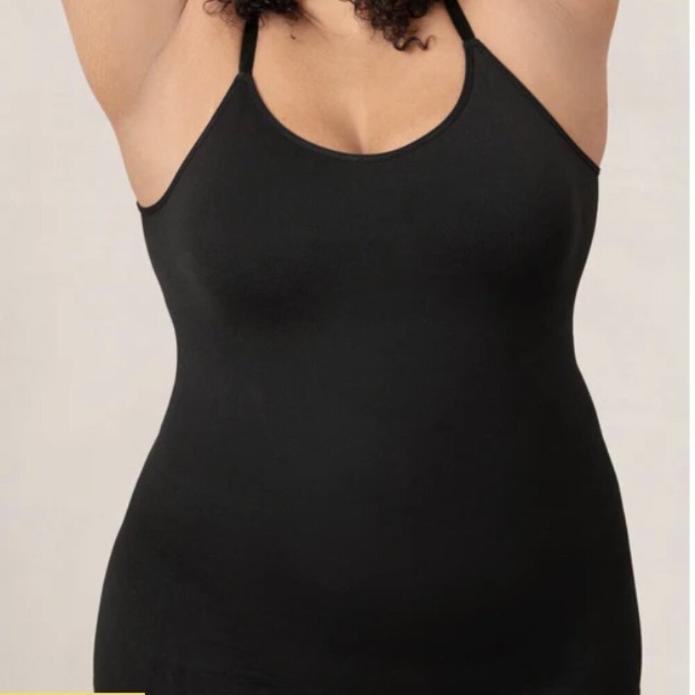 Empetua by Shapermint Scoop Neck Cami XXXL Black 3XL Fits Dress Size 22 NWT NEW